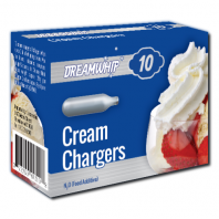 Dreamwhip Cream Chargers N2O 8g 10 Pack (10 Bulbs)